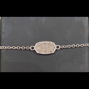 Kendra Scott Elaina silver adjustable bracelet